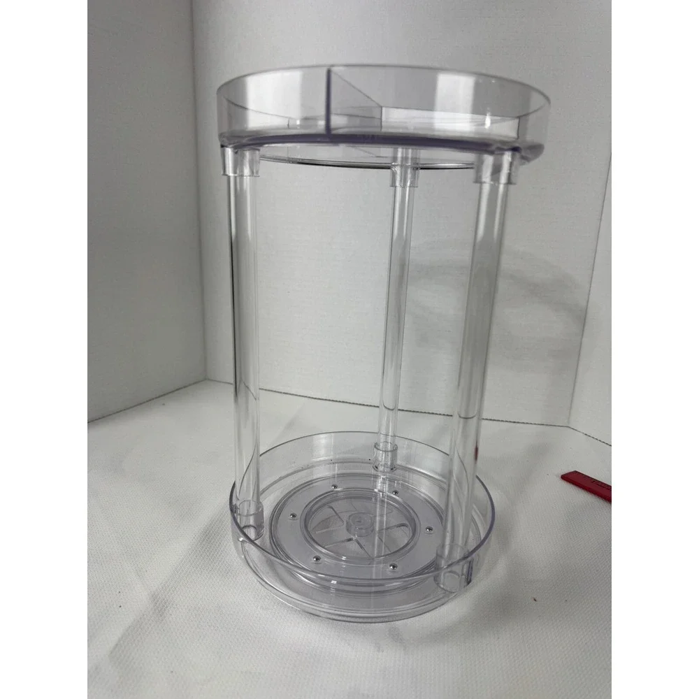 Clear Acrylic‎ Two-tiered Rotating Multi-use Organizer